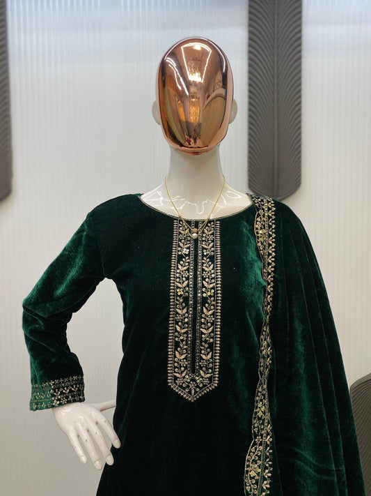 Green Sequence Velvet Premium Set